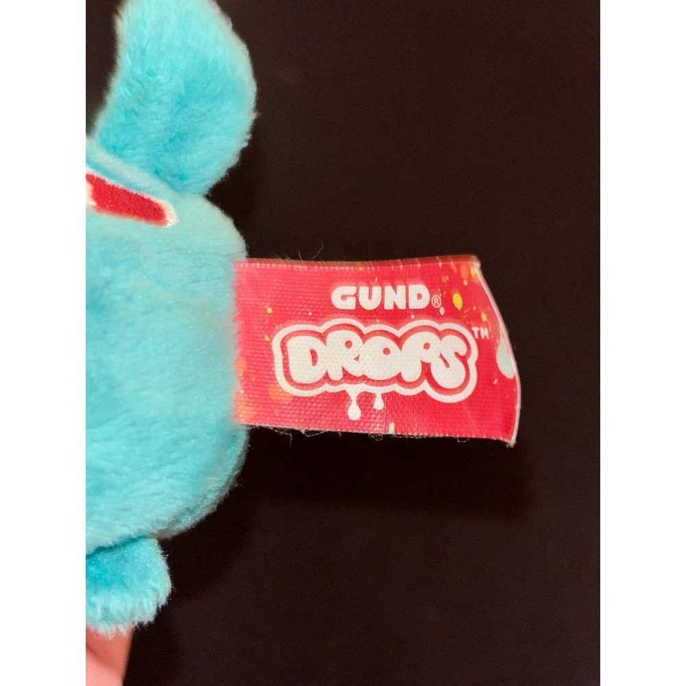 Gund Drops Tony Trunks Elephant Plush Series 1 Teal Weighted Stuffed Animal 6